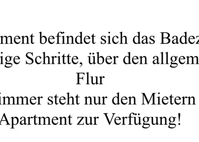Apartment 41 Citynah, Bad Extern, Einfache Ausstattung
